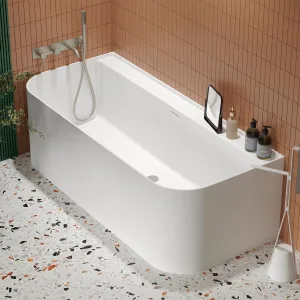Ванна Атланта 1700 Белый матовый, Solid Surface