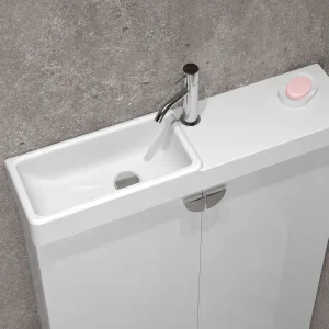 Умывальник Даллас 800-01 Белый матовый, Solid Surface