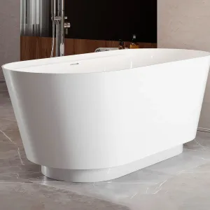Ванна Ариэль 1700, Белый матовый, Solid Surface