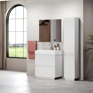 Умывальник Бёрн 1000, Белый матовый (Solid Surface)