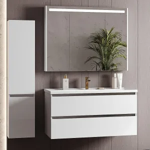 Умывальник Фаворит 1000 Белый матовый, Solid Surface