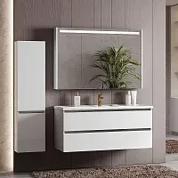 Умывальник Фаворит 1200-02, Белый матовый Solid Surface