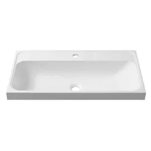 Умывальник Бостон 900 Белый матовый, Solid Surface