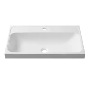 Умывальник Бостон 700 Белый матовый, Solid Surface