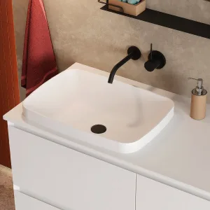 Столешница Luna-Jazz-rec 540 НП 140, белый матовый, Solid Surface