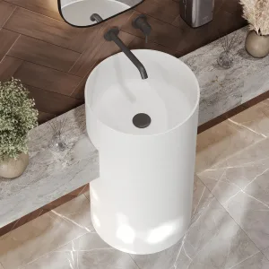 Умывальник Осло 2 450x850, Белый матовый, Solid Surface