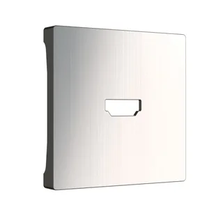 Накладка на механизм Встраиваемые механизмы глянцевый никель Werkel W1196002/ Накладка для розетки HDMI (глянцевый никель)