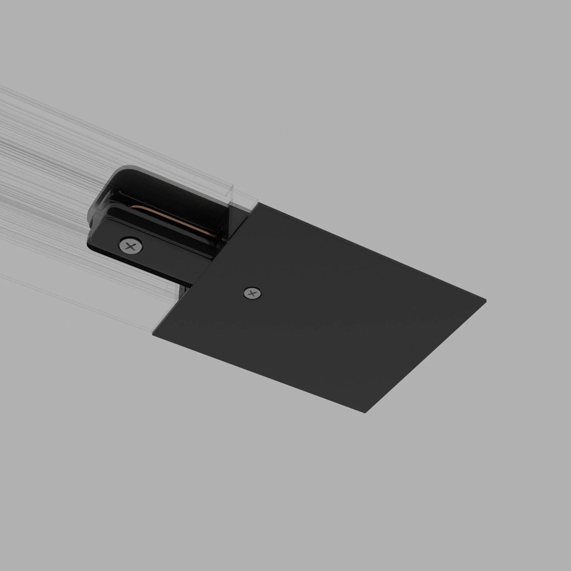 Track Rail BK Recessed