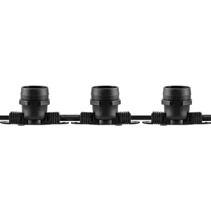 Гирлянда Белт-лайт 230V черный IP65 25м Feron CL25-25 29880
