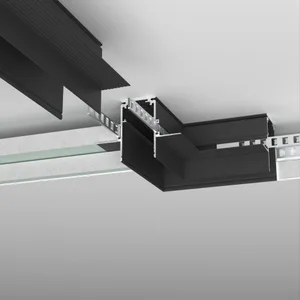 Коннектор для шинопровода Elektrostandard Slim Magnetic Slim Magnetic Коннектор угловой для встраиваемого шинопровода под ГКЛ 12,5мм (черный) 85212/00