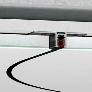 Шинопровод Elektrostandard Mini Magnetic Mini Magnetic Шинопровод под ГКЛ 12,5мм (черный) (900?) 85220/00