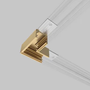 Коннектор для шинопровода Elektrostandard Line Magnetic Brass Line Коннектор угловой для накладного шинопровода (латунь) 85224/00