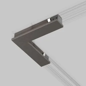 Коннектор для шинопровода Elektrostandard Line Magnetic Titan Line Угловой коннектор (титан) 85006/00