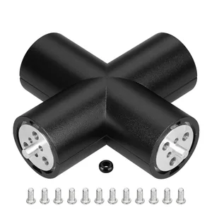 Крестовой коннектор для соединения 4-х отрезков профиля ROUND-D36-360 Arlight Sl-Round 050544