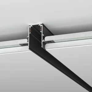 Шинопровод Elektrostandard Slim Magnetic Slim Magnetic Шинопровод встраиваемый под ГКЛ 9,5мм (черный) (3м) 85210/00