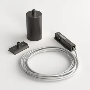 Монтажный элемент Line Magnetic Elektrostandard Titan Line Подвесной комплект для подключения трековой системы освещения к питанию (титан) (боковой) 85009/00