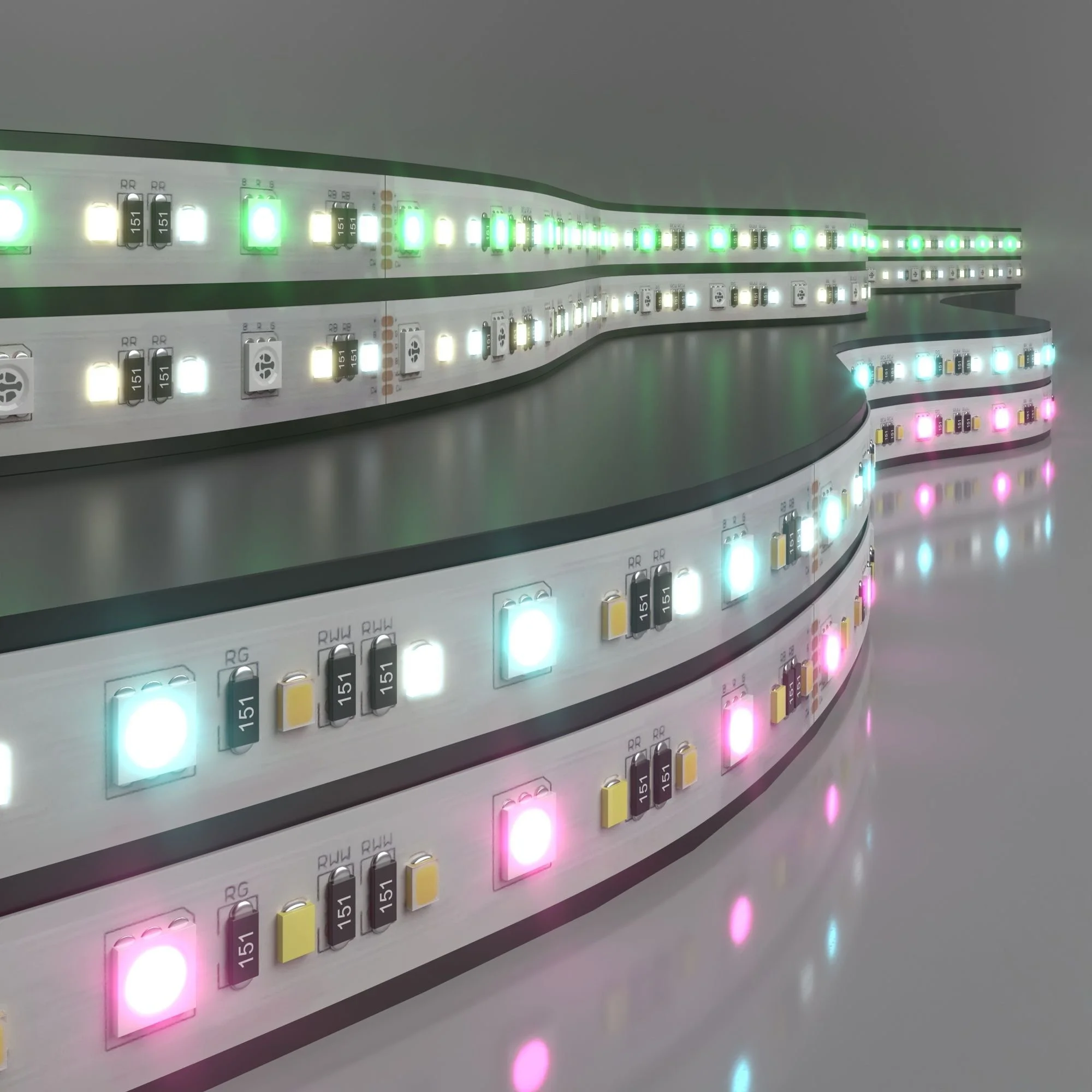 90Led 16W IP20 RGBWW