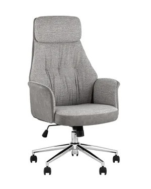 Офисное кресло Stool Group YF-0515 ZE119A-14+FH-64 l.grey retr