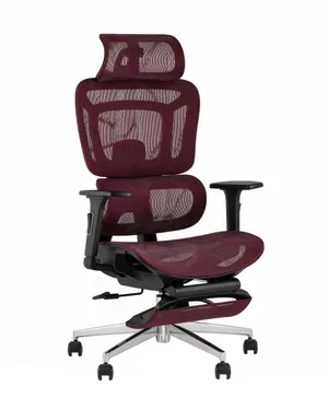 Офисное кресло Stool Group YF-W938A bl.sh. ST982-11 wine red