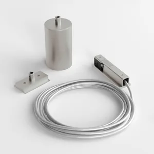 Комплектующие Line Magnetic Elektrostandard Подвесной комплект для подключения трековой системы освещения к питанию (никель) (боковой) 85009/00_система Лайн