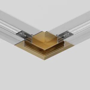 Коннектор Line Magnetic Elektrostandard Коннектор угловой для встраиваемого шинопровода (латунь) 85244/00_система Лайн