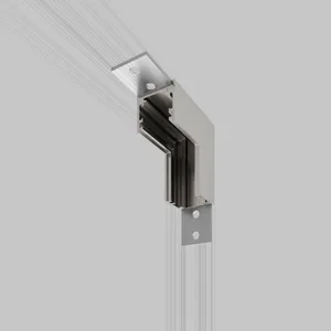 Коннектор Line Magnetic Elektrostandard Коннектор угловой внутренний для накладного шинопровода (никель) 85225/00_система Лайн
