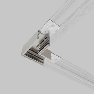 Коннектор Line Magnetic Elektrostandard Коннектор угловой для накладного шинопровода (никель) 85224/00_система Лайн