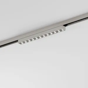 Трековый светильник Line Magnetic Elektrostandard Трековый светильник 10W 4000K (никель) 85528/01_система Лайн