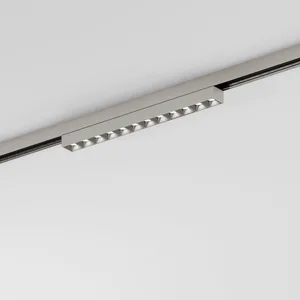 Трековый светильник Line Magnetic Elektrostandard Трековый светильник 10W 3000K (никель) 85528/01_система Лайн