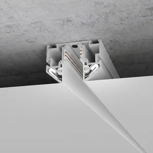 Шинопровод Slim Magnetic Elektrostandard Шинопровод в натяжной потолок с декоративными вставками (белый) (2м) 85204/00_система Слим