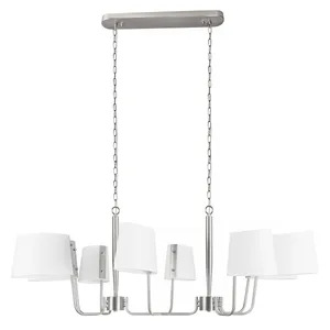 Подвесная люстра Hilton Loft It 10527/8 Nickel