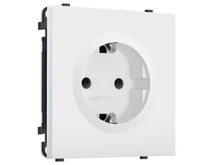 MS127010 Комплект механизма электрической розетки SIGMA Белый матовый 50Hz 2P+E с/з с/ш 16A-250V QUANT PRO (SP1270, PR141)