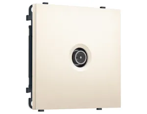 MS253005 Комплект механизма TV розетки оконечной экранированной SIGMA Жемчужно-кремовый 5-1000MHz 3dB QUANT PRO (SP2530, PR199)