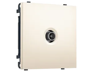 MS253010 Комплект механизма TV розетки оконечной SIGMA Жемчужно-кремовый 50-870 MHz 1dB QUANT PRO (SP2530, PR202)
