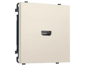MS334030 Комплект механизма розетки HDMI 2.1 SIGMA Бежевый матовый 30V/900MS 4K-120HZ 8K-60Hz QUANT PRO (SP3340, PR223)