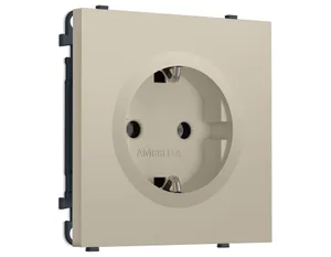 MS346010 Комплект механизма электрической розетки SIGMA Кашемир 50Hz 2P+E с/з 16A-250V QUANT PRO (SP3460, PR141)