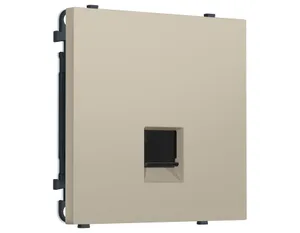 MS352005 Комплект механизма компьютерной розетки SIGMA Кашемир RJ-45 экранированной с/ш QUANT PRO (SP3520, PR185)