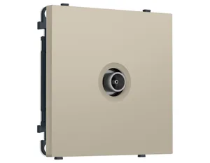 MS353010 Комплект механизма TV розетки оконечной SIGMA Кашемир 50-870 MHz 1dB QUANT PRO (SP3530, PR202)