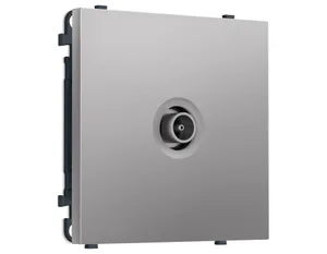 MS513010 Комплект механизма TV розетки оконечной SIGMA Сталь матовый 50-870 MHz 1dB QUANT PRO (SP5130, PR202)
