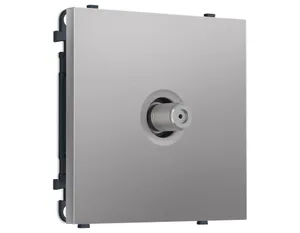 MS513050 Комплект механизма TV розетки SAT SIGMA Сталь матовый 5-2400MHz 3.5dB QUANT PRO (SP5130, PR215)