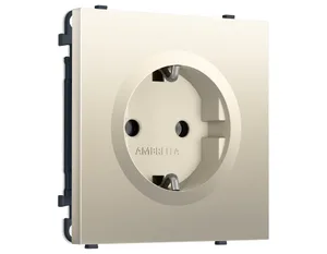 MS546010 Комплект механизма электрической розетки SIGMA Шёлк 50Hz 2P+E с/з 16A-250V QUANT PRO (SP5460, PR141)