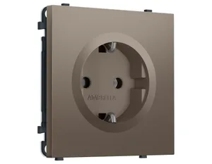 MS636010 Комплект механизма электрической розетки SIGMA Темная бронза матовый 50Hz 2P+E с/з 16A-250V QUANT PRO (SP6360, PR141)