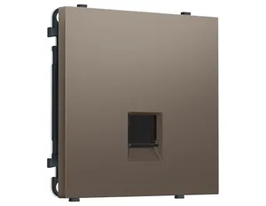 MS642005 Комплект механизма компьютерной розетки SIGMA Темная бронза матовый RJ-45 экранированной с/ш QUANT PRO (SP6420, PR185)