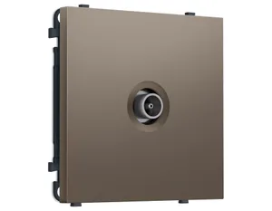 MS643010 Комплект механизма TV розетки оконечной SIGMA Темная бронза матовый 50-870 MHz 1dB QUANT PRO (SP6430, PR202)