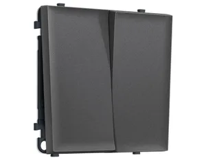 MS653050 Комплект механизма 2-кл выключателя с самовозвратом SIGMA Антрацит серый QUANT PRO (SP6530, PR129)