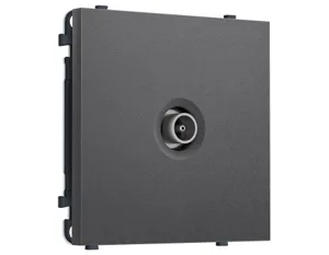 MS663010 Комплект механизма TV розетки оконечной SIGMA Антрацит серый 50-870 MHz 1dB QUANT PRO (SP6630, PR202)