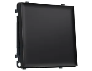 MS801020 Комплект механизма 1-кл проходного выключателя SIGMA Черный матовый 10A-250V QUANT PRO (SP8010, PR105)