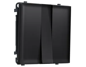 MS805010 Комплект механизма 3-кл выключателя SIGMA Черный матовый 10A-250V QUANT PRO (SP8050, PR133)