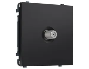 MS813050 Комплект механизма TV розетки SAT SIGMA Черный матовый 5-2400MHz 3.5dB QUANT PRO (SP8130, PR215)