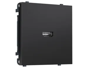 MS814030 Комплект механизма розетки HDMI 2.1 SIGMA Черный матовый 30V/900MS 4K-120HZ 8K-60Hz QUANT PRO (SP8140, PR223)